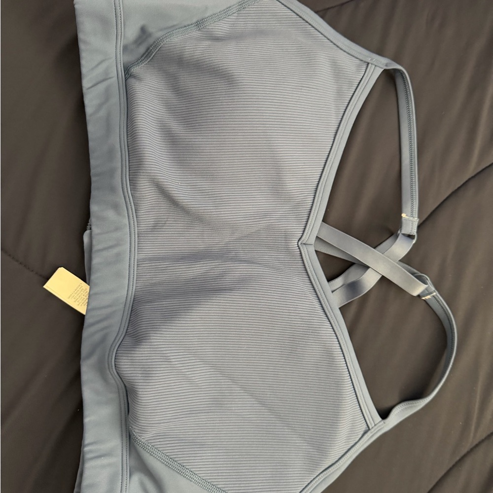 Aerie Steel Blue Sports Bra
